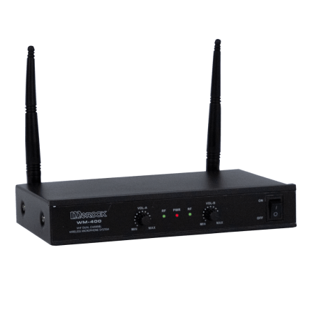 ไมโครโฟนคาราโอเกะ  SONAR รุ่น WM-400 ไมโครโฟนคู่ ไมค์ไร้สาย สัญญาณVHF อย่างดี_3